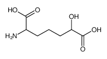 2-amino-6-hydroxyheptanedioic acid结构式