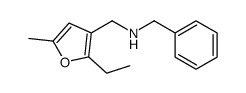 3-Furanmethanamine,2-ethyl-5-methyl-N-(phenylmethyl)-(9CI) Structure