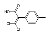 3,3-dichloro-2-p-tolyl-acrylic acid Structure