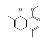 3-Cyclohexene-1-carboxylicacid,3-methyl-6-(1-methylethenyl)-2-oxo-,methylester,(1R,6R)-(9CI)结构式