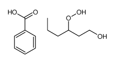 benzoic acid,3-hydroperoxyhexan-1-ol Structure