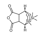 (4S,7R)-8-methyl-8-(trimethylsilyl)-3a,4,7,7a-tetrahydro-4,7-(epoxysilano)isobenzofuran-1,3-dione Structure