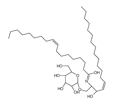 D-glucosyl--1,1' N-oleoyl-D-erythro-sphingosine structure