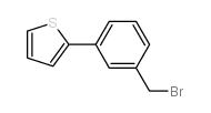 2-[3-(Bromomethyl)phenyl]thiophene structure