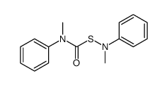 S-(N-methylanilino) N-methyl-N-phenylcarbamothioate结构式