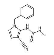 1-(1-benzyl-4-cyano-1H-imidazol-5-yl)-3-methylurea Structure