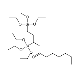 1,3-bis(triethoxysilyl)undecan-5-one Structure