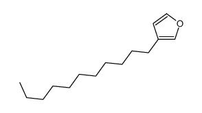 3-undecylfuran Structure