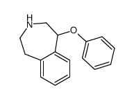 5-phenoxy-2,3,4,5-tetrahydro-1H-3-benzazepine Structure