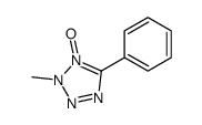 2-methyl-1-oxido-5-phenyltetrazol-1-ium Structure