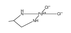 Palladium,dichloro(1,2-propanediamine-N,N')-, [SP-4-3-(S)]- (9CI) structure