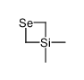 3,3-dimethyl-1,3-selenasiletane Structure