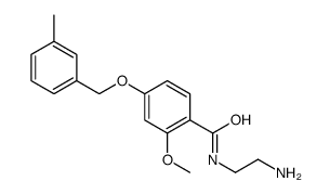 N-(2-aminoethyl)-2-methoxy-4-[(3-methylphenyl)methoxy]benzamide Structure