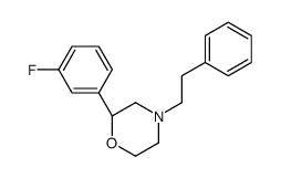 (2S)-2-(3-fluorophenyl)-4-(2-phenylethyl)morpholine Structure