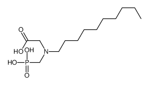 2-[decyl(phosphonomethyl)amino]acetic acid结构式