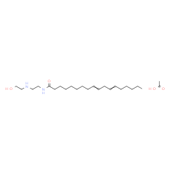 N-[2-[(2-hydroxyethyl)amino]ethyl]octadeca-9,12-dienamide monoacetate picture