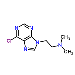 2-(6-Chloro-9H-purin-9-yl)-N,N-dimethylethanamine Structure