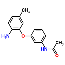 N-[3-(2-Amino-5-methylphenoxy)phenyl]acetamide结构式