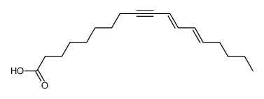 octadeca-11t,13t-dien-9-ynoic acid结构式