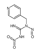 2-nitro-1-nitroso-1-(pyridin-4-ylmethyl)guanidine结构式