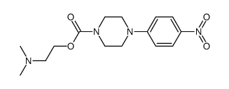 2-(dimethylamino)ethyl 4-(4-nitrophenyl)piperazine-1-carboxylate Structure