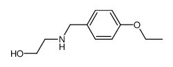 2-(4-ethoxy-benzylamino)-ethanol Structure