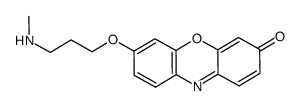 7-(3-(methylamino)propoxy)-3H-phenoxazin-3-one结构式