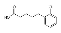 5-(2-Chlor-phenyl)-valeriansaeure Structure