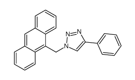 1-(9-ANTHRACENYLMETHYL)-4-PHENYL-1H-[1,2,3]TRIAZOLE Structure