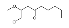 1-chloro-2-methoxynonan-4-one Structure