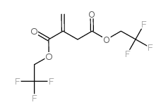 bis(2,2,2-trifluoroethyl) 2-methylidenebutanedioate Structure