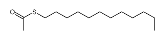 S-dodecyl ethanethioate Structure