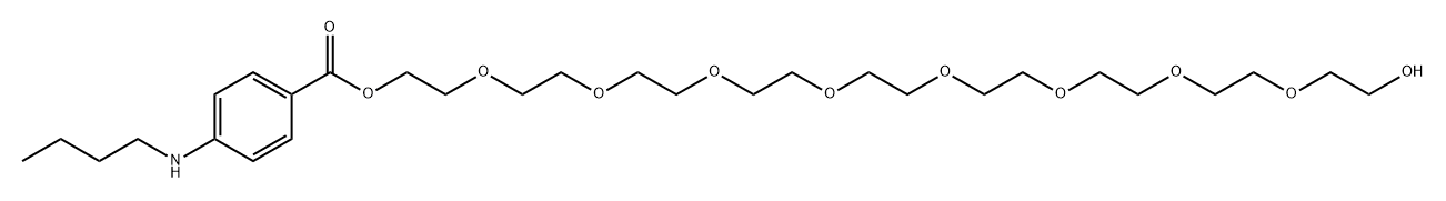 26-Hydroxy-3,6,9,12,15,18,21,24-octaoxahexacosyl 4-(butylamino)benzoate
