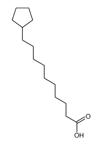 10-cyclopentyldecanoic acid结构式