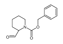 (2R)-Formyl-1-piperidinecarboxylic Acid Phenylmethyl Ester Structure