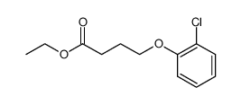 ethyl 4-(2-chlorophenoxy)butanoate Structure