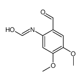 N-(2-formyl-4,5-dimethoxyphenyl)formamide结构式