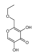 2-(ethoxymethyl)-3,5-dihydroxypyran-4-one Structure