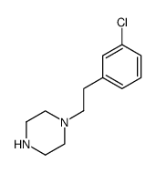 1-[2-(3-chlorophenyl)-ethyl]piperazine结构式