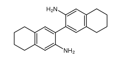 5,6,7,8,5',6',7',8'-octahydro-[2,2']binaphthyl-3,3'-diyldiamine结构式