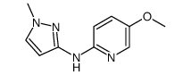 (5-methoxy-pyridine-2-yl)-(1-methyl-1H-pyrazole-3-yl)-amine Structure