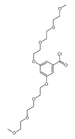 3,5-bis[2-[2-(2-methoxyethoxy)ethoxy]ethoxy]benzoyl chloride Structure