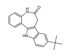 9-(Tert-Butyl)-7,12-Dihydrobenzo[2,3]Azepino[4,5-B]Indol-6(5H)-One picture