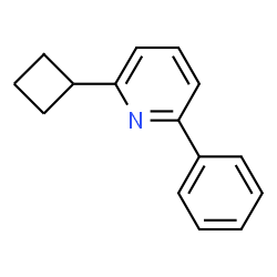 2-Cyclobutyl-6-phenylpyridine结构式