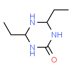 1,3,5-Triazin-2(1H)-one,4,6-diethyltetrahydro-(9CI) structure