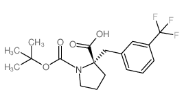 (S)-1-(TERT-BUTOXYCARBONYL)-2-(3-(TRIFLUOROMETHYL)BENZYL)PYRROLIDINE-2-CARBOXYLIC ACID picture