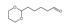 5-(1,3-dioxan-2-yl)pentanal Structure