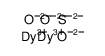 dysprosium(3+),oxygen(2-),trisulfide结构式