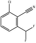 2-氯-6-(二氟甲基)苯甲腈结构式