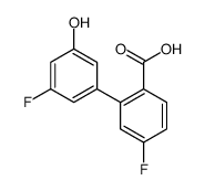 4-fluoro-2-(3-fluoro-5-hydroxyphenyl)benzoic acid结构式